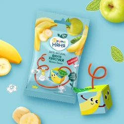 Bucati de fructe ФрутоНяня Codite Mere-Banana (12 luni+), 15 gr cumpăra în Chișinau. Foto 3