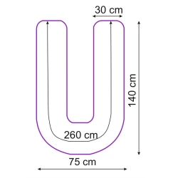 Наволочка подушки для беременных U PernaMea Little Stars купить в Кишиневе. Фото 4