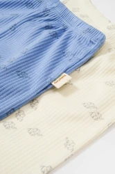 Pantaloni BabyCosy Modal Blue & Ivory, 2 buc. (9-12L) cumpăra în Chișinau. Foto 3