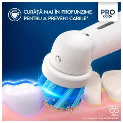 Periuta de dinti electrica pentru copii ORAL-B Pro Kids Disney 100 (3 ani+) cumpăra în Chișinau. Foto 9