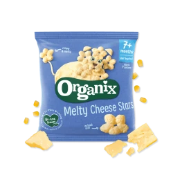 Pufuleți Organix Melty Cheese Stars (7 luni+), 20 g cumpăra în Chișinau. Foto 1