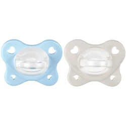 Пустышка анатомическая из силикона Chicco PhysioForma Dual Soft Blue (2-6 мес), 2 шт. купить в Кишиневе. Фото 1