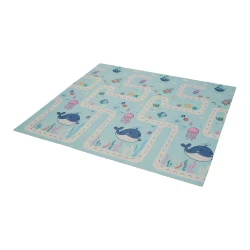 Covoraș pentru copii U-Grow cu 2 fețe, spumă XPE, multicolor, 200x180x1 cm cumpăra în Chișinau. Foto 3