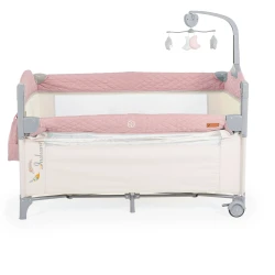 Манеж-кровать 2 в 1 Moni Indiana Pink купить в Кишиневе. Фото 5
