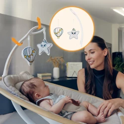 Качалка Lionelo Olivia Beige Natural купить в Кишиневе. Фото 8