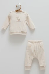 Set din 2 piese Caramell All Time Boy Beige (6-9L) cumpăra în Chișinau. Foto 1