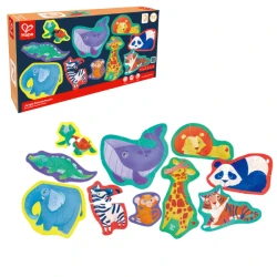 Puzzle educativ Hape 10 în 1 Prietenii junglei, 40 elemente cumpăra în Chișinau. Foto 1