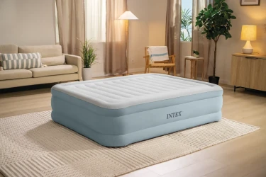 Надувная подушка Intex Velur Downy Pillow со встроенным электрическим насосом 220 В купить в Кишиневе. Фото 3
