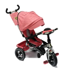 Трехколесный велосипед Riki бордовый купить в Кишиневе. Фото 1