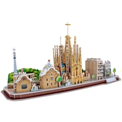 Puzzle 3D Cubic Fun Barcelona, 186 elemente cumpăra în Chișinau. Foto 3