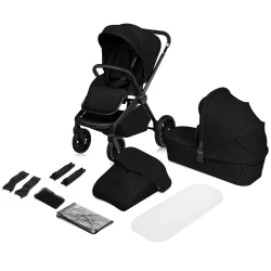 Коляска 2 в 1 Lionelo Mika Plus Black Onyx купить в Кишиневе. Фото 20