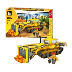 Set construcție Blocki MyCity Buldozer, 250 elemente cumpăra în Chișinau. Foto 2