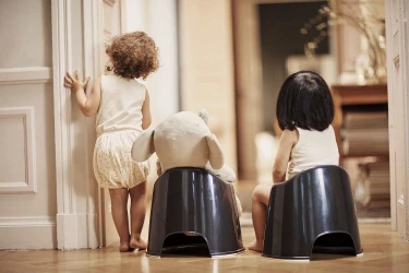 Горшок-кресло BabyBjorn Potty Chair Black/White, 6 мес+ купить в Кишиневе. Фото 2