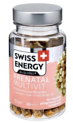 Пищевая добавка Swiss Energy Prenatal, 30 капсулы купить в Кишиневе. Фото 2