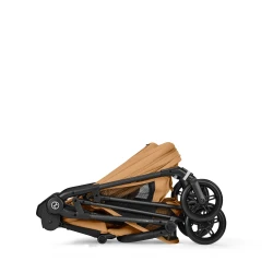 Прогулочная коляска с реверсивным блоком Cybex Melio Carbon B Cinnamon Yellow купить в Кишиневе. Фото 7