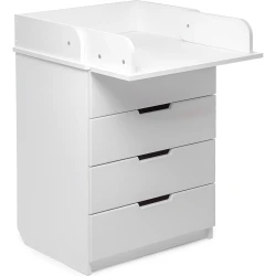 Комплект: Кроватка Kuzea Sofia White + Комод-пеленальный столик PernaMea HappyBaby 600 White купить в Кишиневе. Фото 6