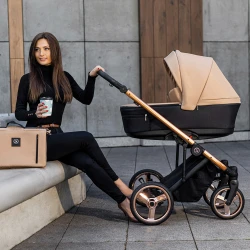 Cărucior 2/1 cu bloc reversibil Coletto Fado Beige&Black cumpăra în Chișinau. Foto 6