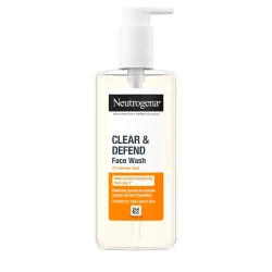 Гель для умывания с 2% салициловой кислотой Neutrogena Clear & Defend, 200 мл купить в Кишиневе. Фото 1
