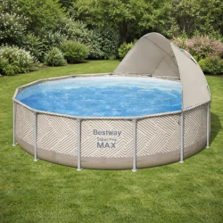 Бассейн для детей Bestway Steel Pro Max + фильтрующий насос 2006 л/ч, 11133 литров купить в Кишиневе. Фото 2
