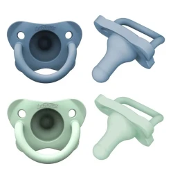 Suzeta ortodontica din silicon Dr. Browns Blue & Green (0-6 luni), 2 buc. cumpăra în Chișinau. Foto 1