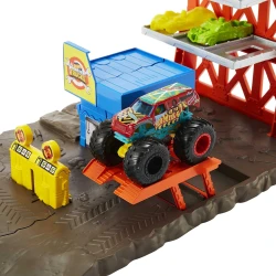 Set constructie Hot Wheels Monster Trucks Blast Station, 5 elemente cumpăra în Chișinau. Foto 4