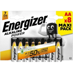 Набор батареек Energizer AA Alkaline Power, 8 шт. купить в Кишиневе. Фото 1