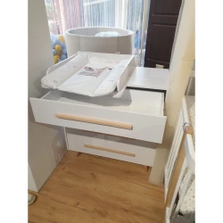 Comoda-masuta de infasat Eucalyptus Napoli90 White cumpăra în Chișinau. Foto 7
