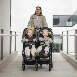 Carucior de plimbare pentru gemeni BabyGo GoTwice Green cumpăra în Chișinau. Foto 5