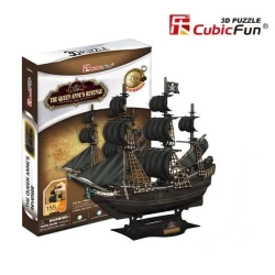 Пазл 3D Cubic Fun Queen Anne's Revenge, 155 элементов купить в Кишиневе. Фото 2