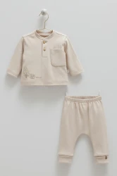 Set din 2 piese Caramell Hello Forest Beige (12-18L) cumpăra în Chișinau. Foto 1
