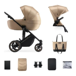 Cărucior 2 în 1 KinderKraft Prime2 Sandrose Beige cumpăra în Chișinau. Foto 2