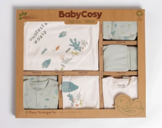 Set din 10 piese BabyCosy Green & Beige (0L) cumpăra în Chișinau. Foto 1