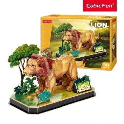 Пазл 3D Cubic Fun Lion, 40 элементов купить в Кишиневе. Фото 2