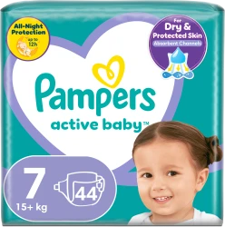 Scutece Pampers Active Baby 7 (15+ kg), 44 buc. cumpăra în Chișinau. Foto 1