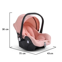 Автолюлька 0-13кг Moni Midas Pink купить в Кишиневе. Фото 2
