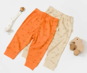 Штанишки BabyCosy Модал Apricot & Beige, 2 шт. (18-24М) купить в Кишиневе. Фото 2