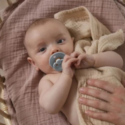 Suzetă anatomică, rotundă și simetrică din latex Bibs Colour Try It Baby Blue (0-6 luni), 3 buc. cumpăra în Chișinau. Foto 10