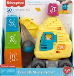 Интерактивная игрушка Fisher Price Count & Stack Crane купить в Кишиневе. Фото 6