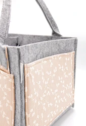 Organizator scutece BabyJem Felt Leaves Pink cumpăra în Chișinau. Foto 4