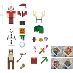 Set constructie Mattel Minecraft Advent Calendar, 24 elemente cumpăra în Chișinau. Foto 3