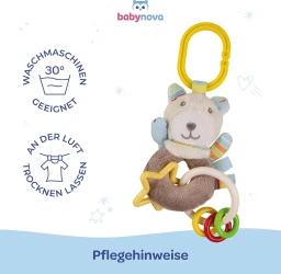 Jucărie zornăitoare de pluș Baby Nova „Ursuleț” cumpăra în Chișinau. Foto 2