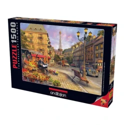 Puzzle Anatolian Streets of Paris, 1500 elemente cumpăra în Chișinau. Foto 1