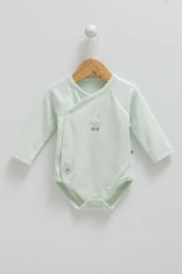 Body cu mâneca lungă Caramell Flaying Cars Turquoise, 2 buc. (3-6L) cumpăra în Chișinau. Foto 2