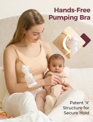 Бюстгальтер для сцеживания Momcozy hands-free Skin, размер XXL купить в Кишиневе. Фото 4