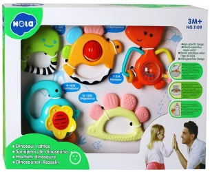 Погремушка Hola Toys "Динозавры", 5 шт. купить в Кишиневе. Фото 7