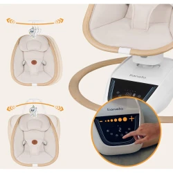 Качалка Lionelo Olivia Beige Natural купить в Кишиневе. Фото 13