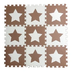 Covoraș-puzzle educativ Essa Toys Steluțe, 9 elemente, 86x86 cm cumpăra în Chișinau. Foto 1