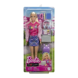 Кукла Barbie HRG84 I Love School с рюкзаком, ноутбуком и школьными аксессуарами купить в Кишиневе. Фото 6