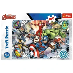Puzzle Trefl Marvel The Avengers Famous Avengers, 100 elemente cumpăra în Chișinau. Foto 3