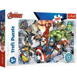 Puzzle Trefl Marvel The Avengers Famous Avengers, 100 elemente cumpăra în Chișinau. Foto 1